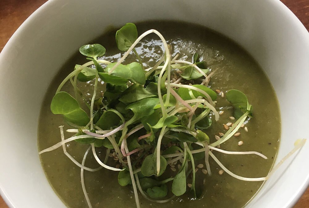 Broccoli, Leek and Lentil Soup