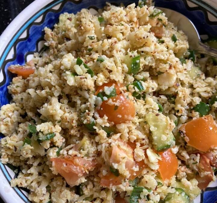 Cauliflower Rice Tabbouleh