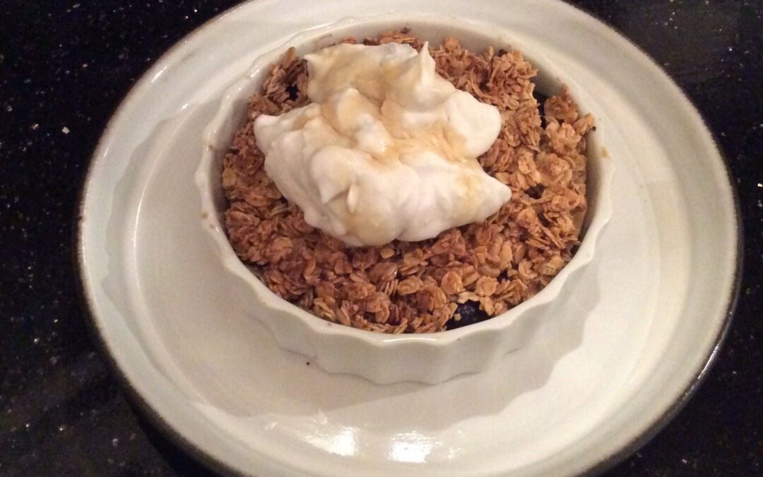 Apple & Strawberry Crumble Gluten Free